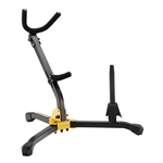 Hercules DS532BB Alto Saxophone/Tenor Saxophone Stand with a Flute/Clarinet Attachment