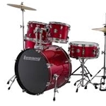 Ludwig LC17014 Red Foil 5 Pc. Drum Set