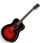 Yamaha FS830DSR Small Body Accoustic Guitar - Dusk Sun Red