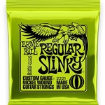 Ernie Ball 2221 Regular Slinky Nickel Wound Electric Guitar Strings 10-46 Gauge