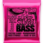Ernie Ball EB2834 Super Slinky 4 String Nickel Wound Electric Bass Strings Set 45-100 Gauge