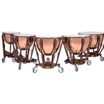 Ludwig LTS405PG Set of 5 (20"-32") Polished Copper Bowl w/Pro Guage