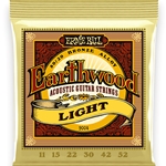 Ernie Ball EB2004 Light Earthwood 80/20 Bronze Acoustic Guitar Strings 11-52 Gauge