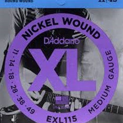 D'Addario EXL115 Electric Guitar String Set