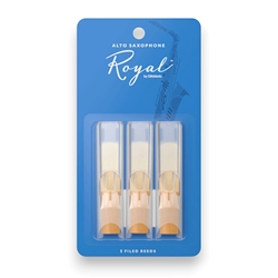 Rico 3ROAS** Royal Alto Saxophone Reeds - 3 Pack
