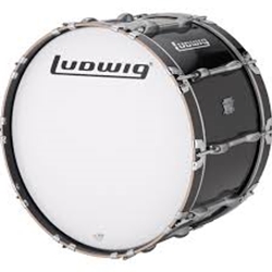 Ludwig LUMB16PXASC 16" Bass Drum w/Carrier, Case, and Stand