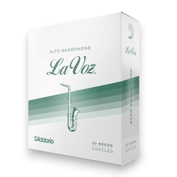 Rico RJC10MH LaVoz Alto Saxophone Reeds - Box of 10